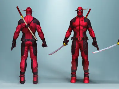 Deadpool 3d Print 3D model