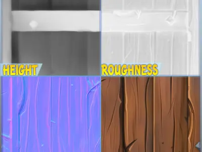 Stylized Wood Seamless Texture Texture