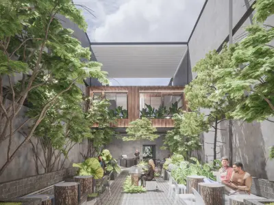 FOREST COFFEE STORE AND APARTMENT 3D model