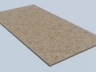 4 x 8 Particle Board Free low-poly 3D model