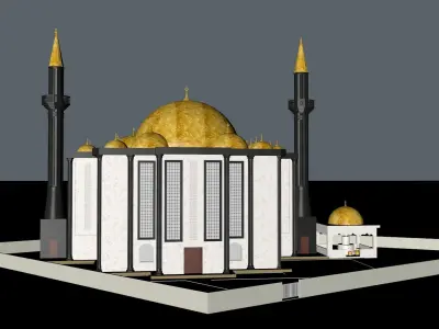 muslim mosque 3d model 3D model