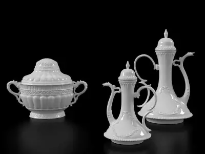 Ornament Vases 3D model