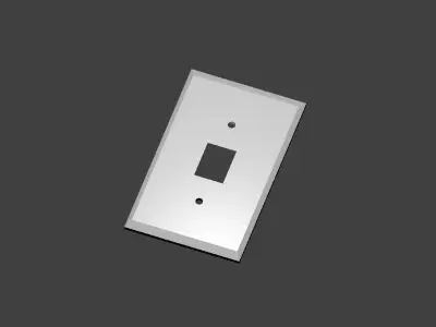 Standard light switch cover Free 3D print model