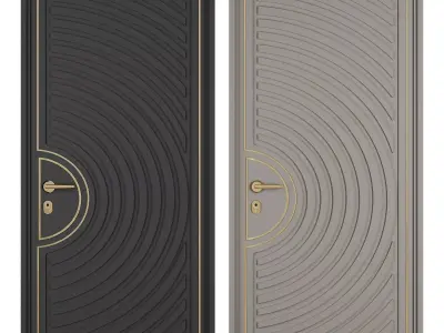 Entrance door set234 3D model