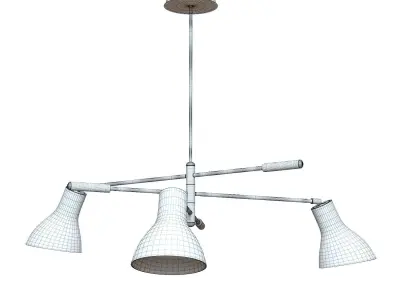 Crate and Barrel - Kace 3 Arm Chandelier 3D model