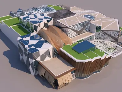 0112 - Modern Building 3D model