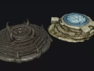 Stone Portal 3D model