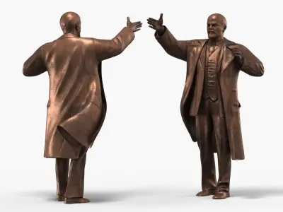 Vladimir Lenin Bronze Statue 