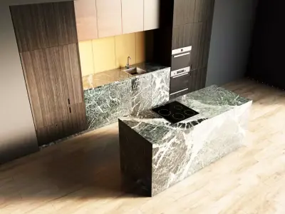 21-Kitchen9 texture 2 3D model