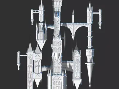 Castlevania - Castle Dracula 3D print model