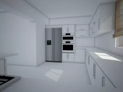 Modern Kitchen design 3D model