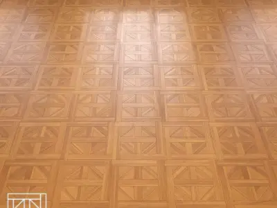 Parquet - Laminate - Wooden floor Low-poly 3D model 30