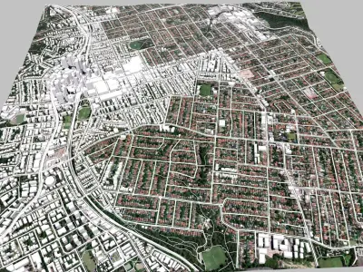 Cityscape Chatswood Australia 3D model