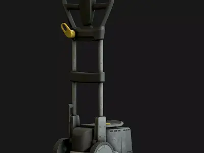 Floor Cleaner Low-poly 3D model