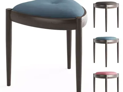 Uni Stool by Miyazaki 3D model