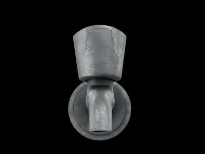 Compression TAP worn Low-poly 3D model