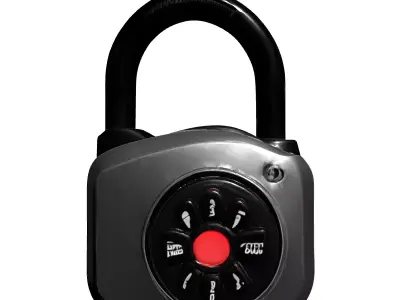 Modern Smart Padlock 3D Model Low-poly 3D model