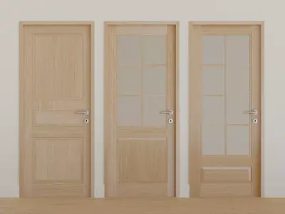 Classic door  Free 3D model purchase