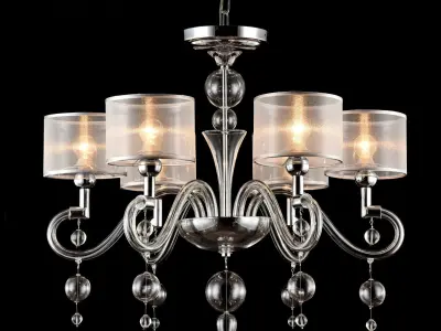 Chandelier Neoclassic Bubble Dreams MOD603-06-N Maytoni Classic Free 3D model