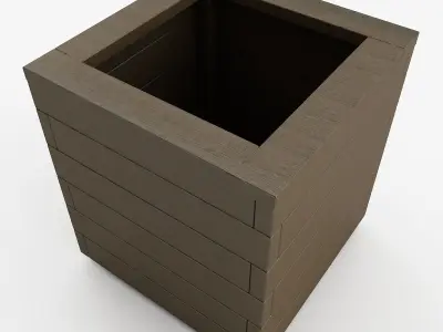 Planter Box 3D model