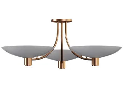 Rossie 6 Light Semi Flush  3D model