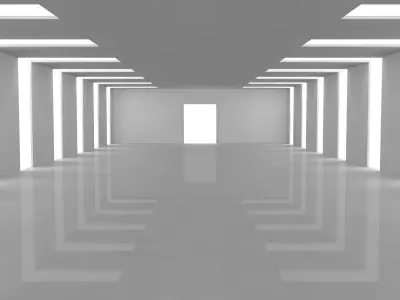 Sci Fi Interior Low-poly 3D model order