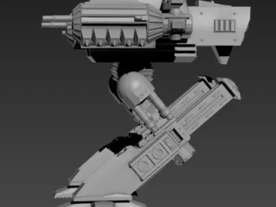 Robot sci-fi 3D model