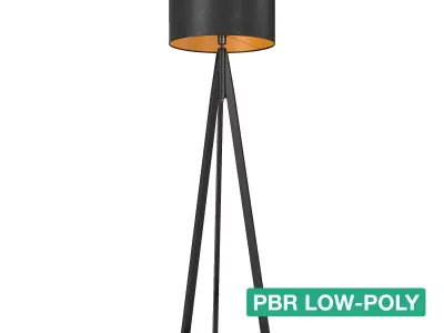 Floor Lamp - Veritate -  Low-poly 3D model