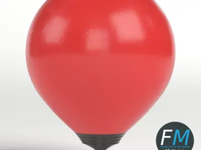 Beach marker buoy 3D model