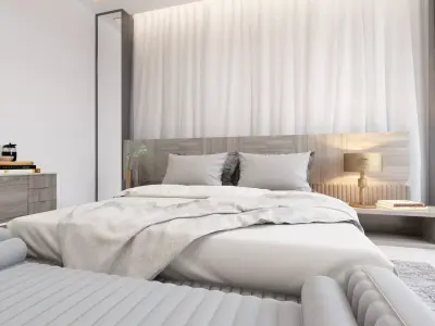 Hotel Bedroom  3D model