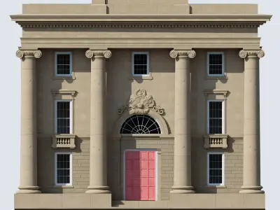 Curzon Street Station  Birmingham UK 3D model