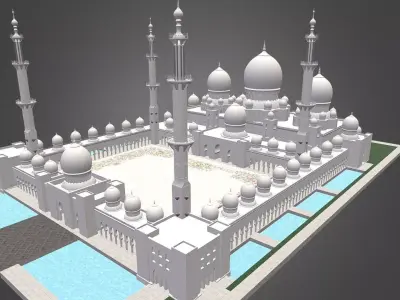 Sheikh Zayed Grand Mosque 3D model