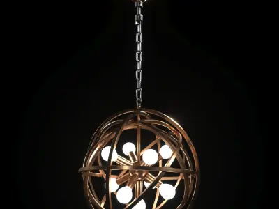 Nest Pendant Small Lampa  Halo 1976  3D model