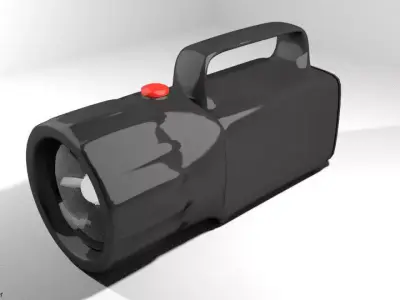 Flashlight - Type 2 3D model