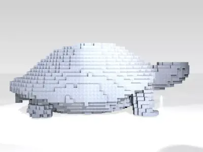 Turtle Voxel 3D model