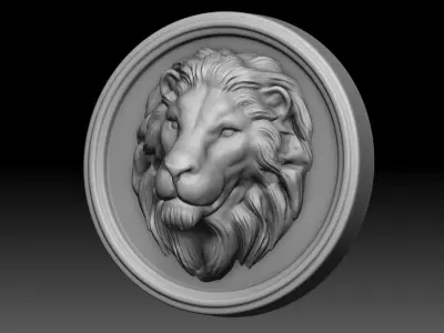 loin wall art for 3d print 3D print model