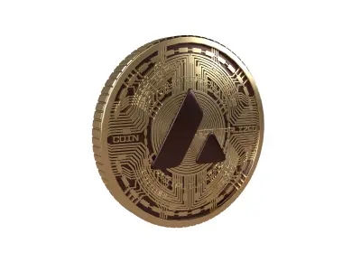 Avalanche Coin v7 001 3D model