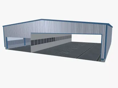 Garage shed 3D model