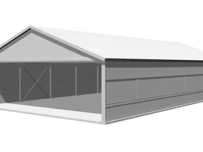 old metal workshop Low-poly 3D model by sobul