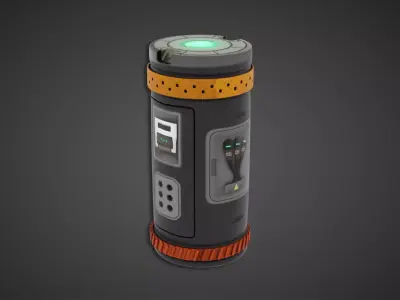 Sci fI Grenade 3D model