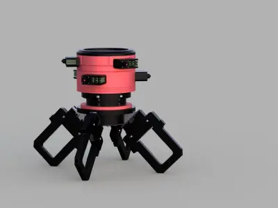 Sci fi security- turret 3D model