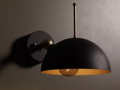 Wall Lamp PBR Free 3D model