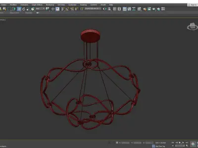 FORLI chandelier Low-poly 3D model