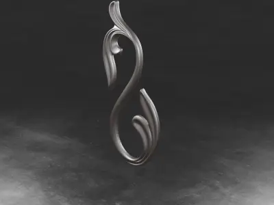 Flower Wood Decor 3D print model