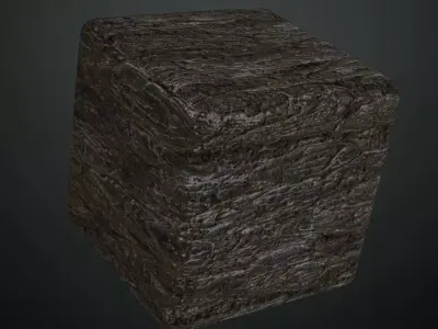 Dark Fine Grain Wood PBR Seamless Texture
