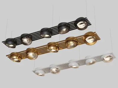 Ceiling lights package over 30 lights  3D model