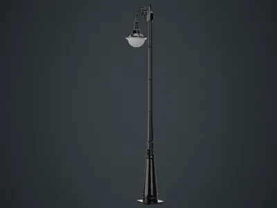 Street Light 4A Low-poly 3D model