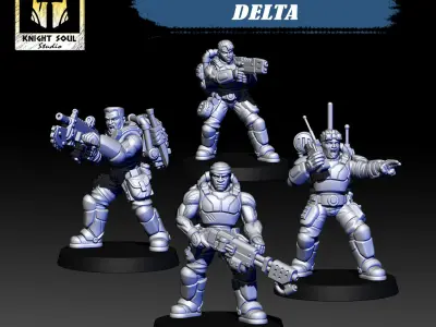 Scions of War Collection 3D print model