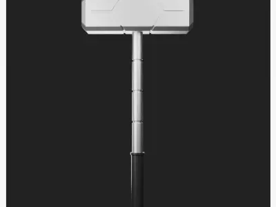 Sci Fi Hammer 01 3D print model