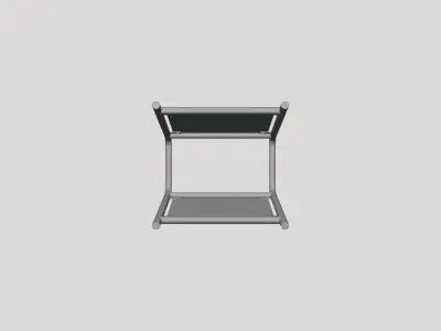 Acrylic Sign Stand - Geometry Only No Textures No Materials 3D model